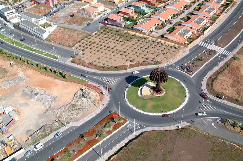 Rotonda del Drago, en el acceso a La Garita/TA.